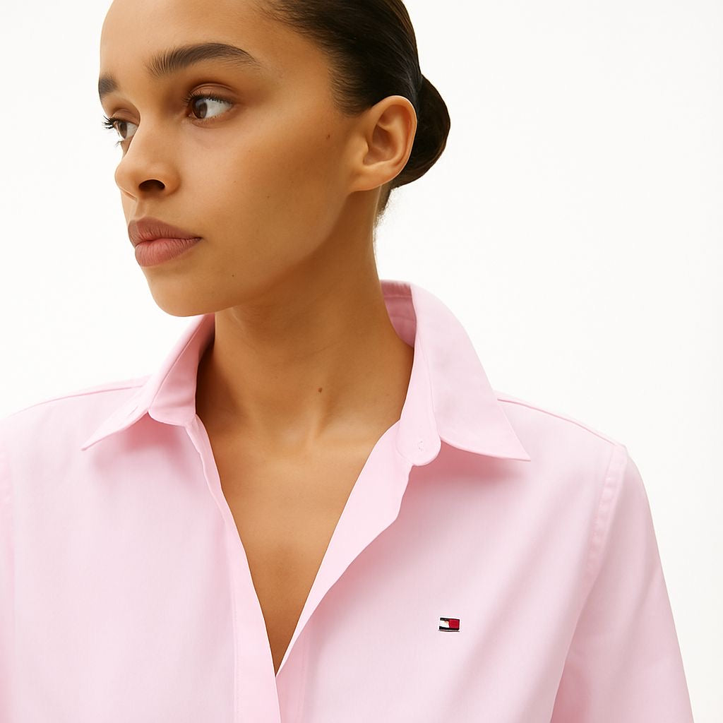 Tommy Hilfiger Camisa de popelín con corte regular