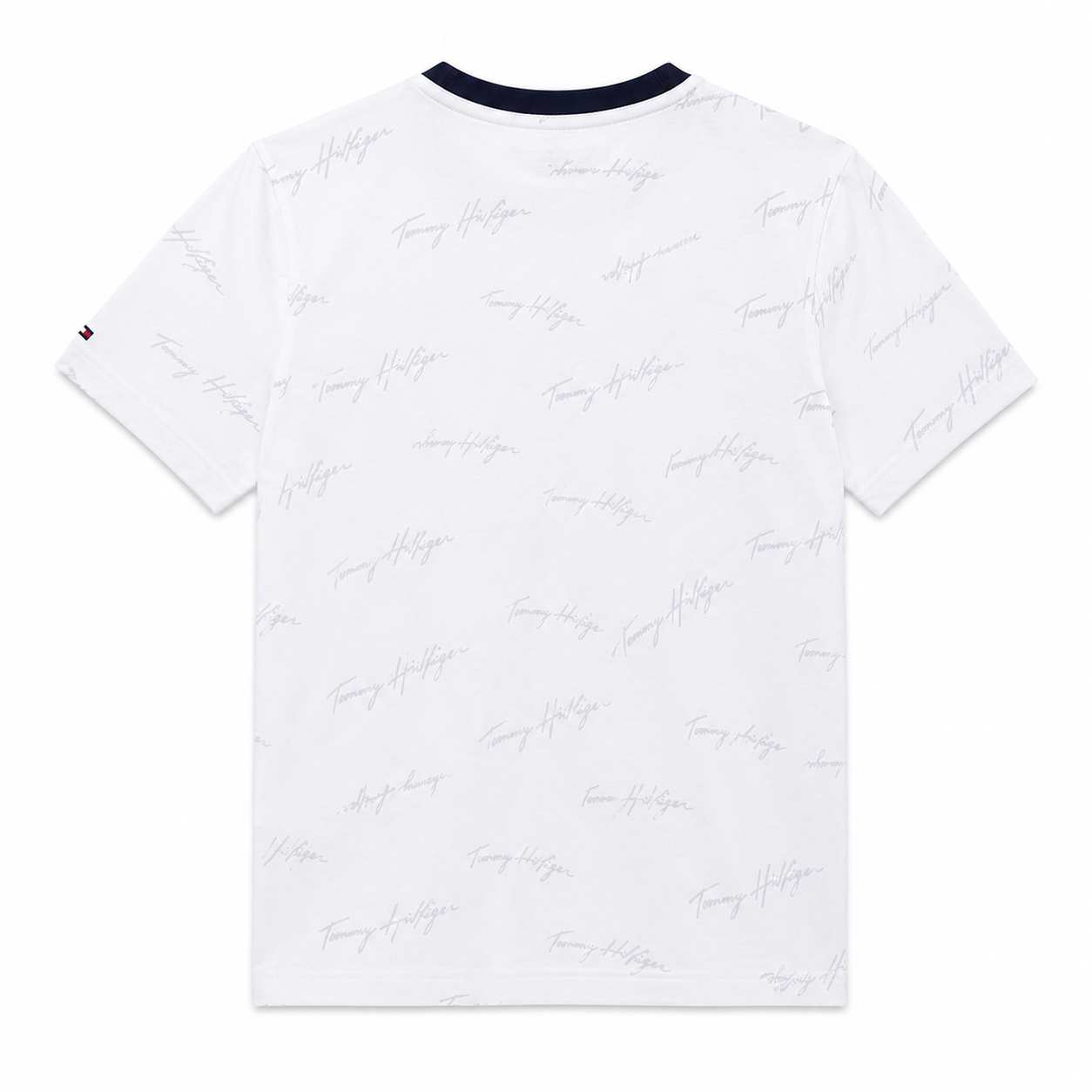 Tommy Hilfiger -Kids' Signature Flag Stripe Logo T-Shirt