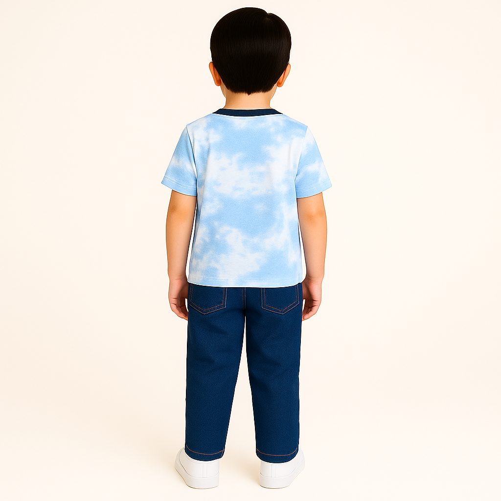 Tommy Hilfiger Kids' Colorblock Flag Stripe T-Shirt