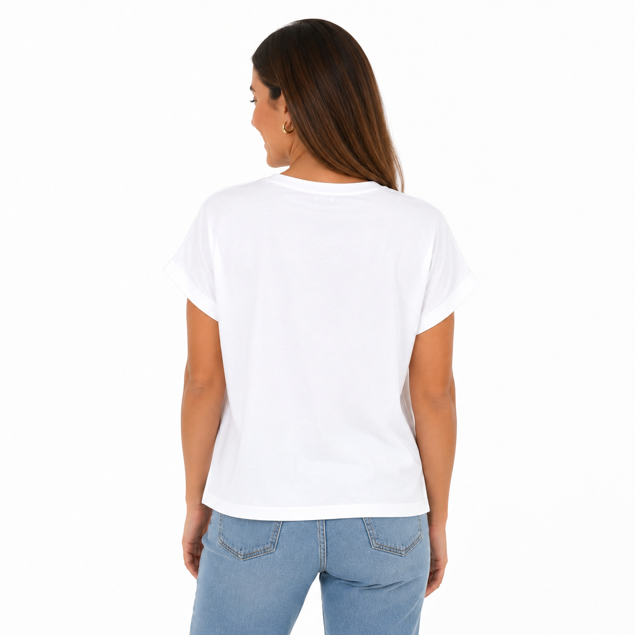 Ontwelfth Boxy or relaxed cut with rolled up short sleeves