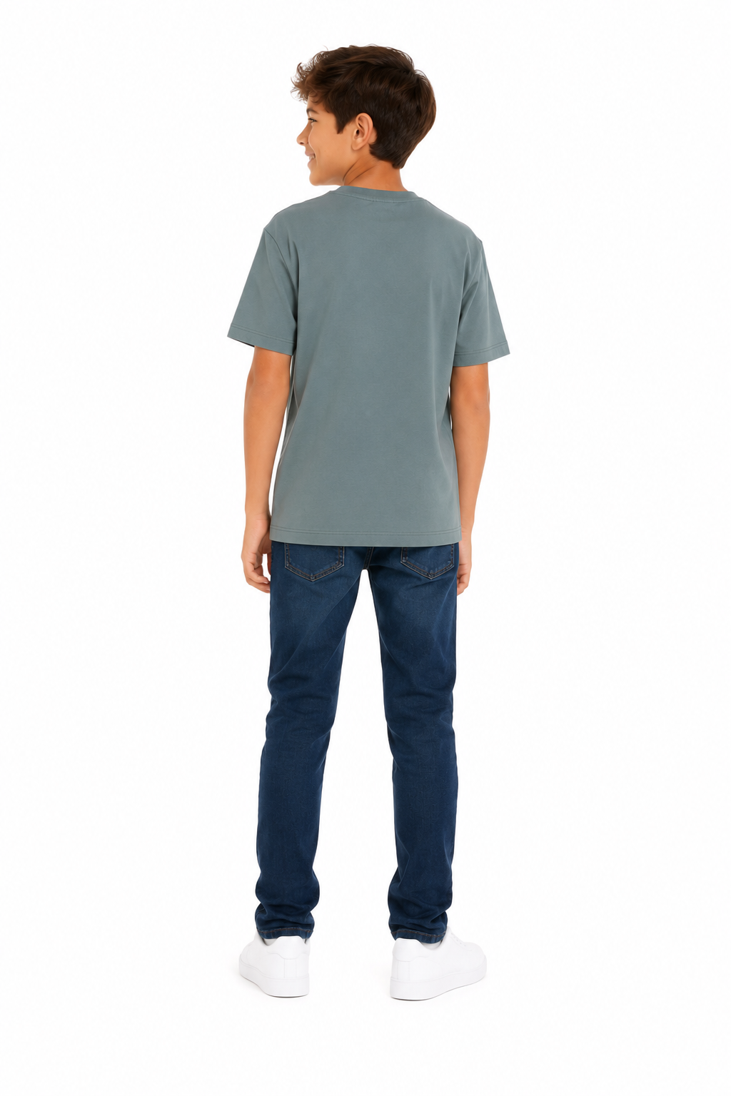 CALVIN KLEIN-Kids' Vertical Logo T-Shirt