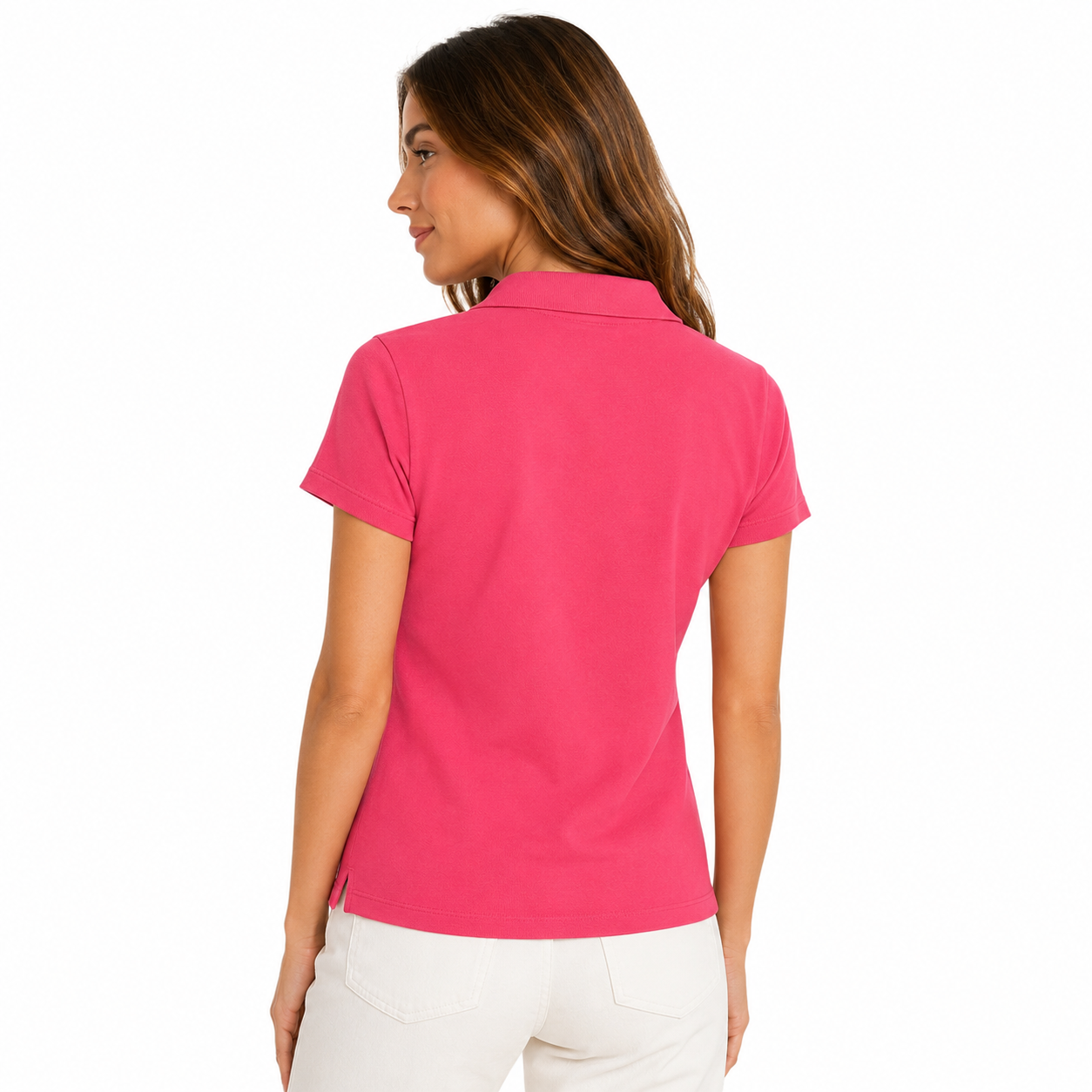 Tommy Hilfiger Women's Embroidered Logo Slim Polo Shirt