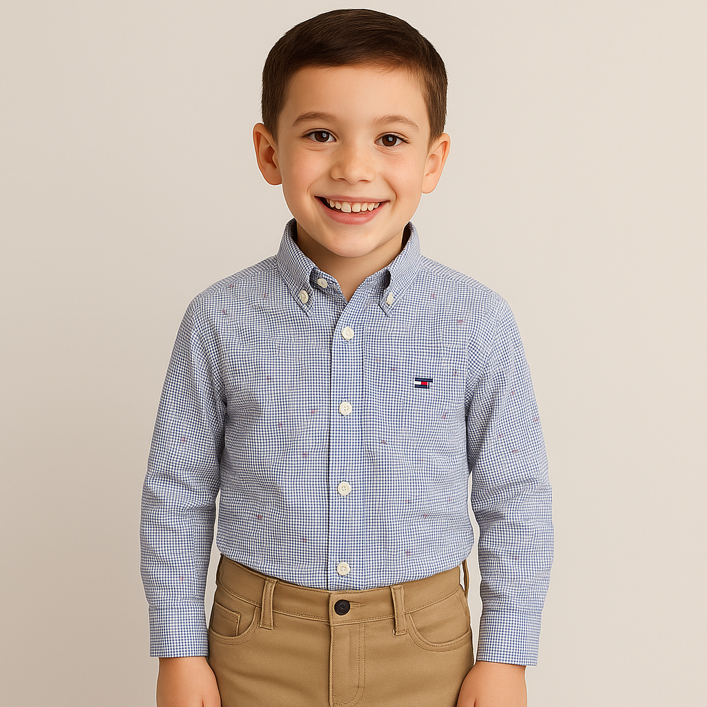 Tommy Hilfiger Kids' Gingham Shirt