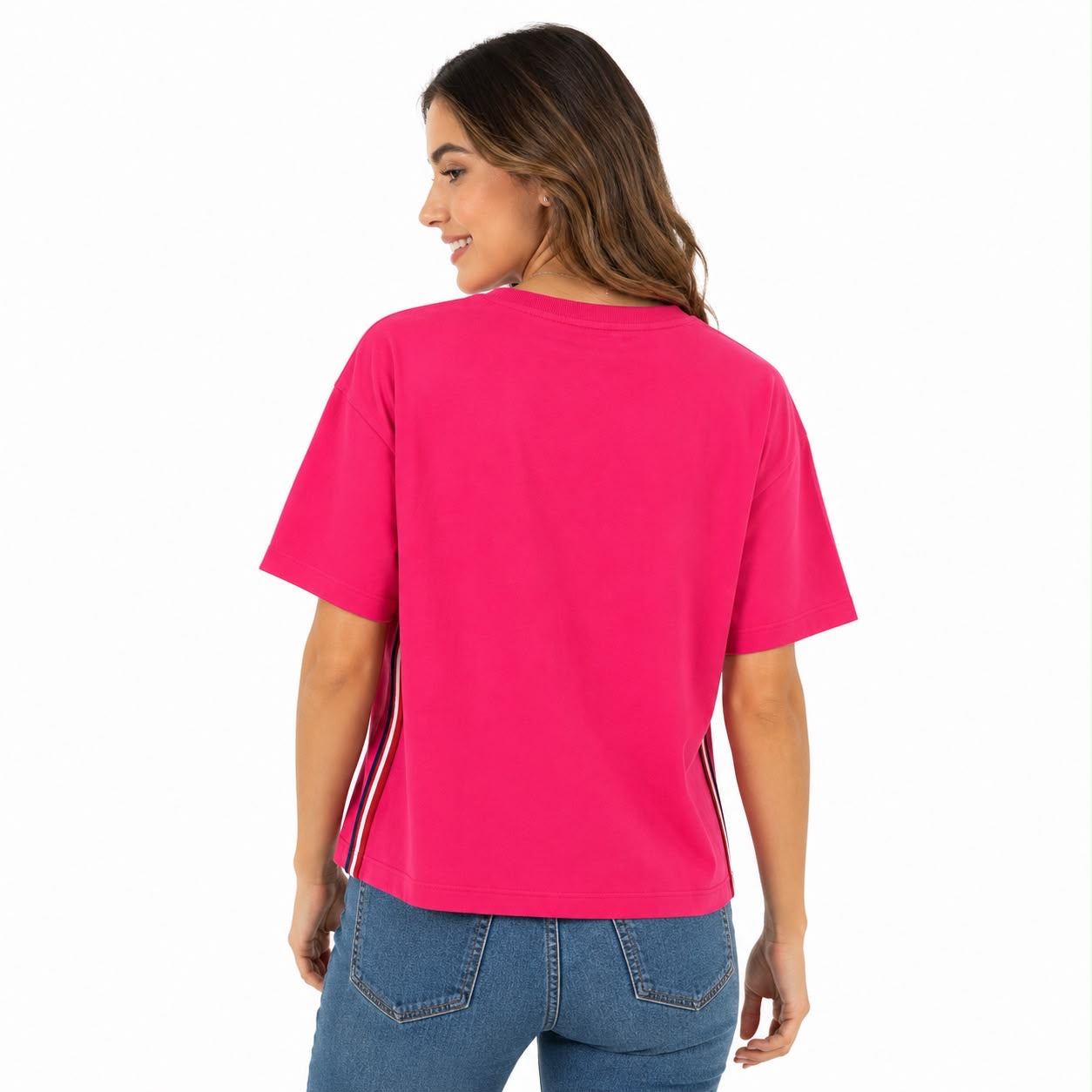 Tommy Hilfiger Sport Top with front logo and side ribbon design