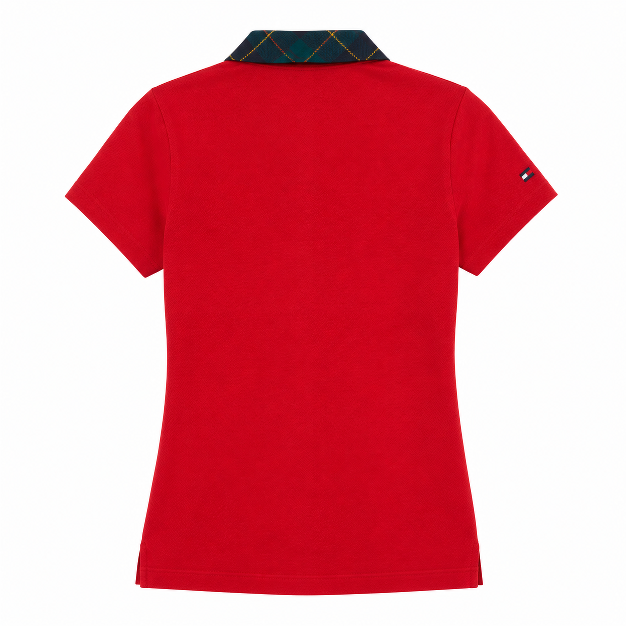 Tommy Hilfiger Women's Plaid-Collar Polo Shirt