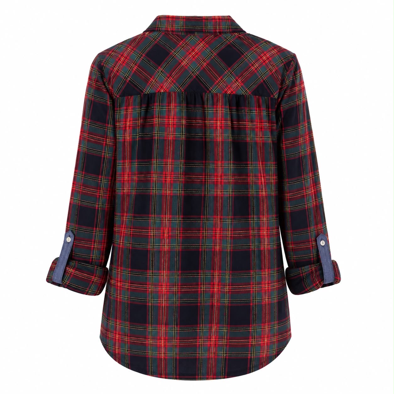 Tommy Hilfiger Plaid Cotton Poplin Shirt
