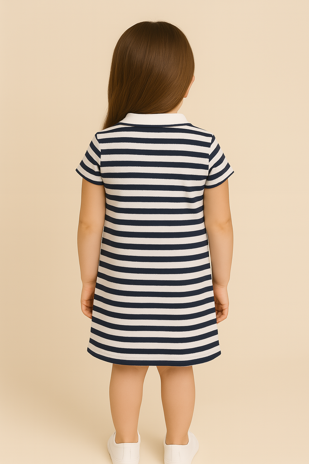 Nautica short sleeve striped polo dress
