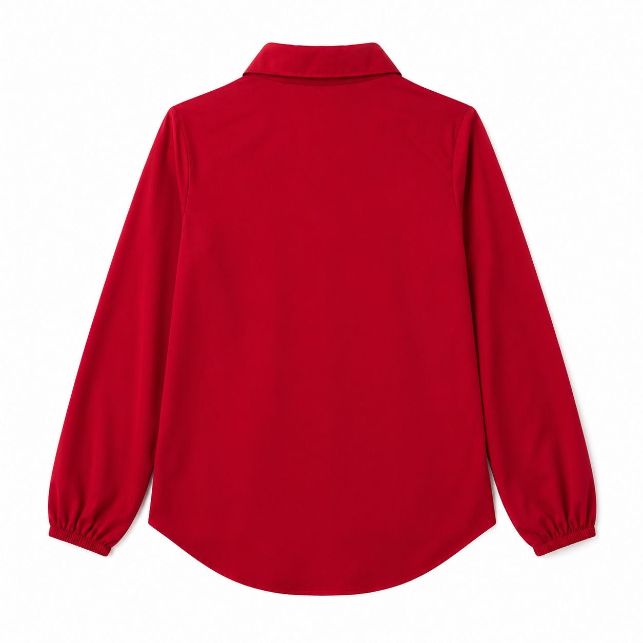 Anne Klein Long-sleeved blouse with high collar and a bow of the same fabric