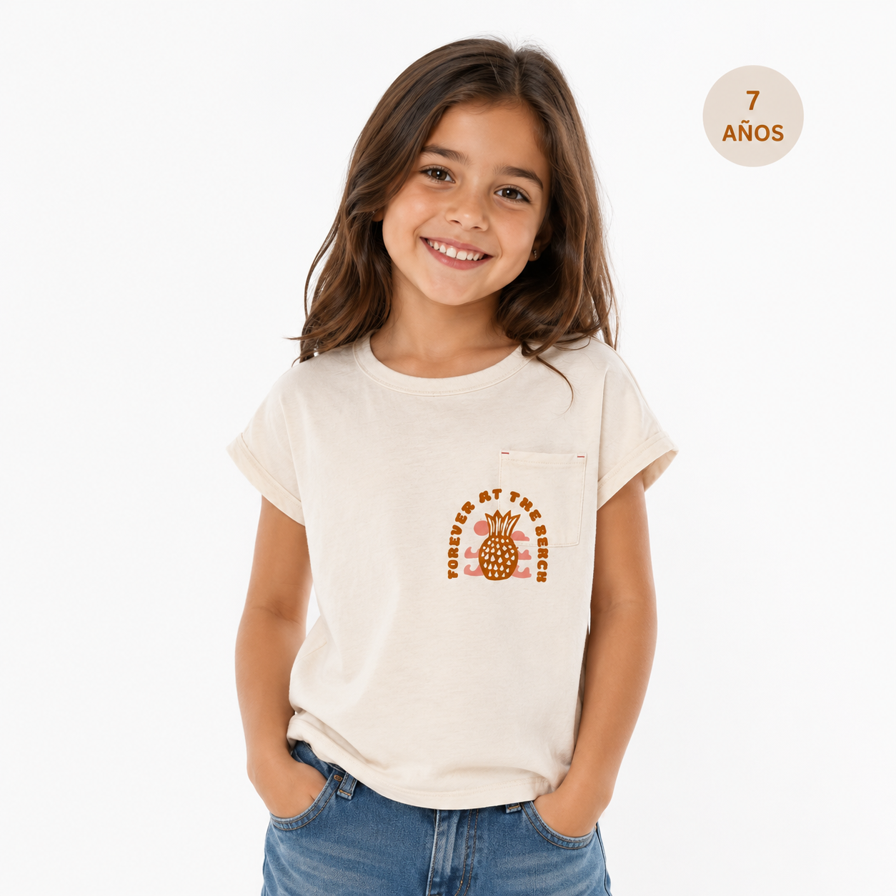 Carter's Girls 4-7 Pineapple Graphic T-Shirt