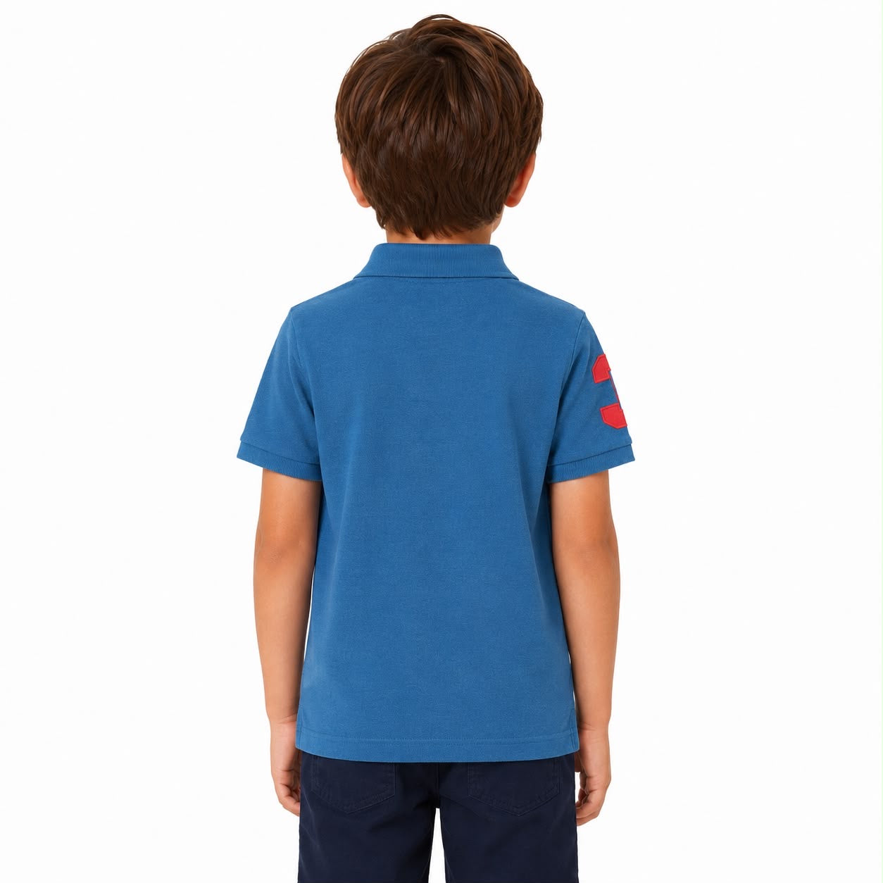Us Polo Assn Classic solid pique polo shirt with multicolored logo