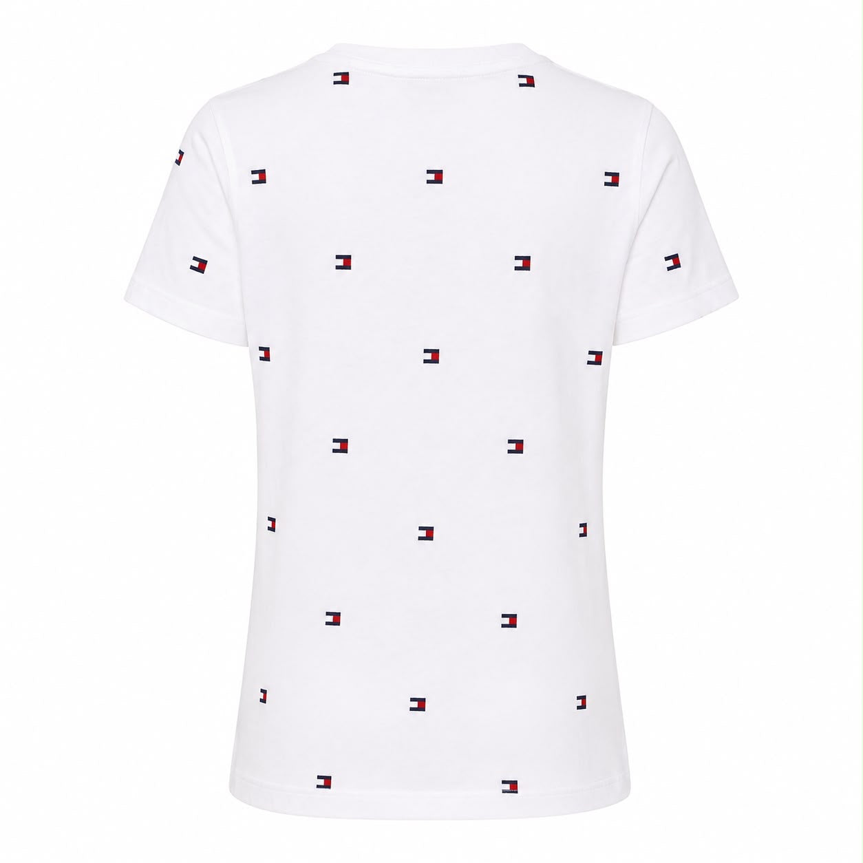 Tommy Hilfiger-Allover Flag V-Neck Favorite T-Shirt