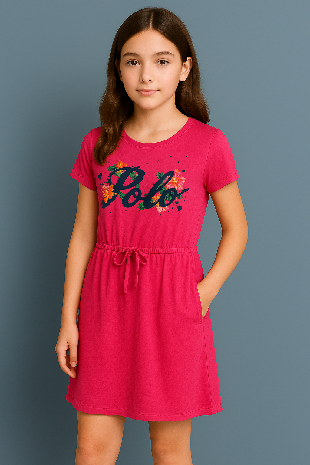 Polo Ralph Lauren Toddler and Little Girls Logo Cotton Jersey T-shirt Dress
