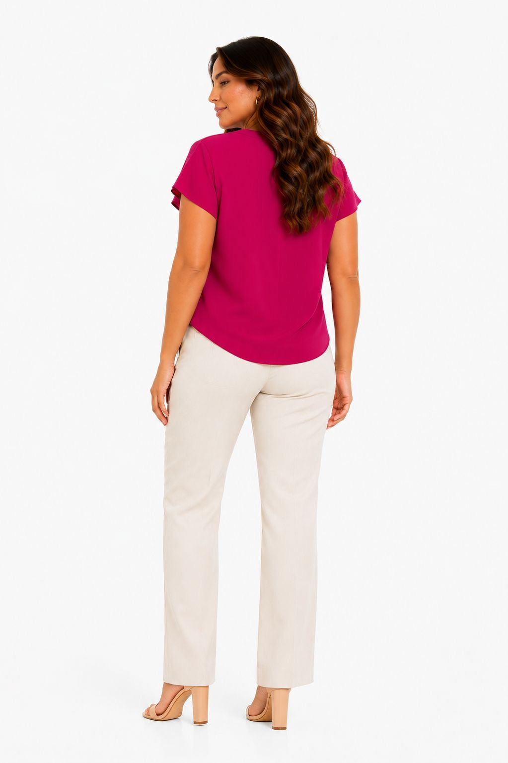 CALVIN KLEIN-Bright fuchsia blouse from the Calvin Klein brand