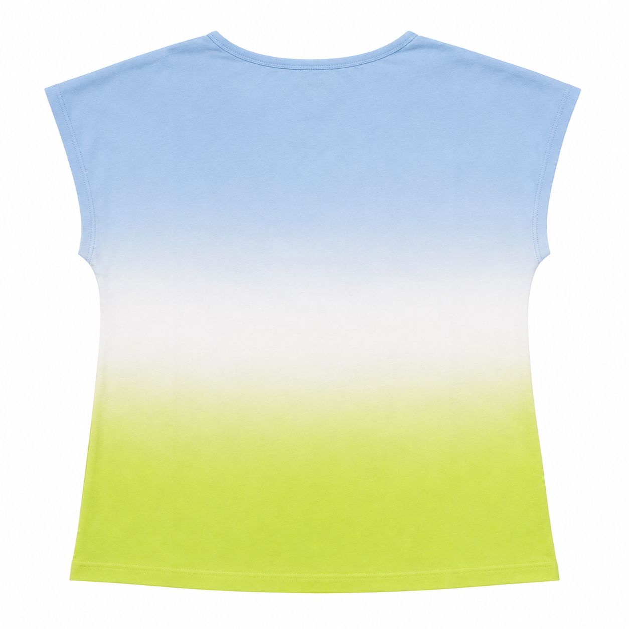 Tommy Hilfiger Kids Girl Round Neck Short Sleeve Ombre Top