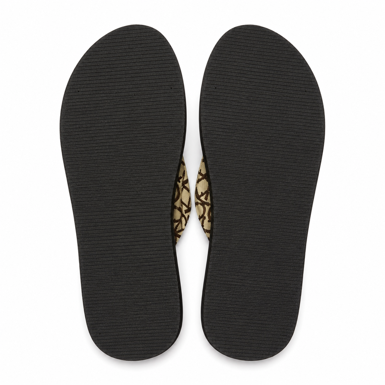 Calvin Klein model Callin for women in black with beige straps with logo