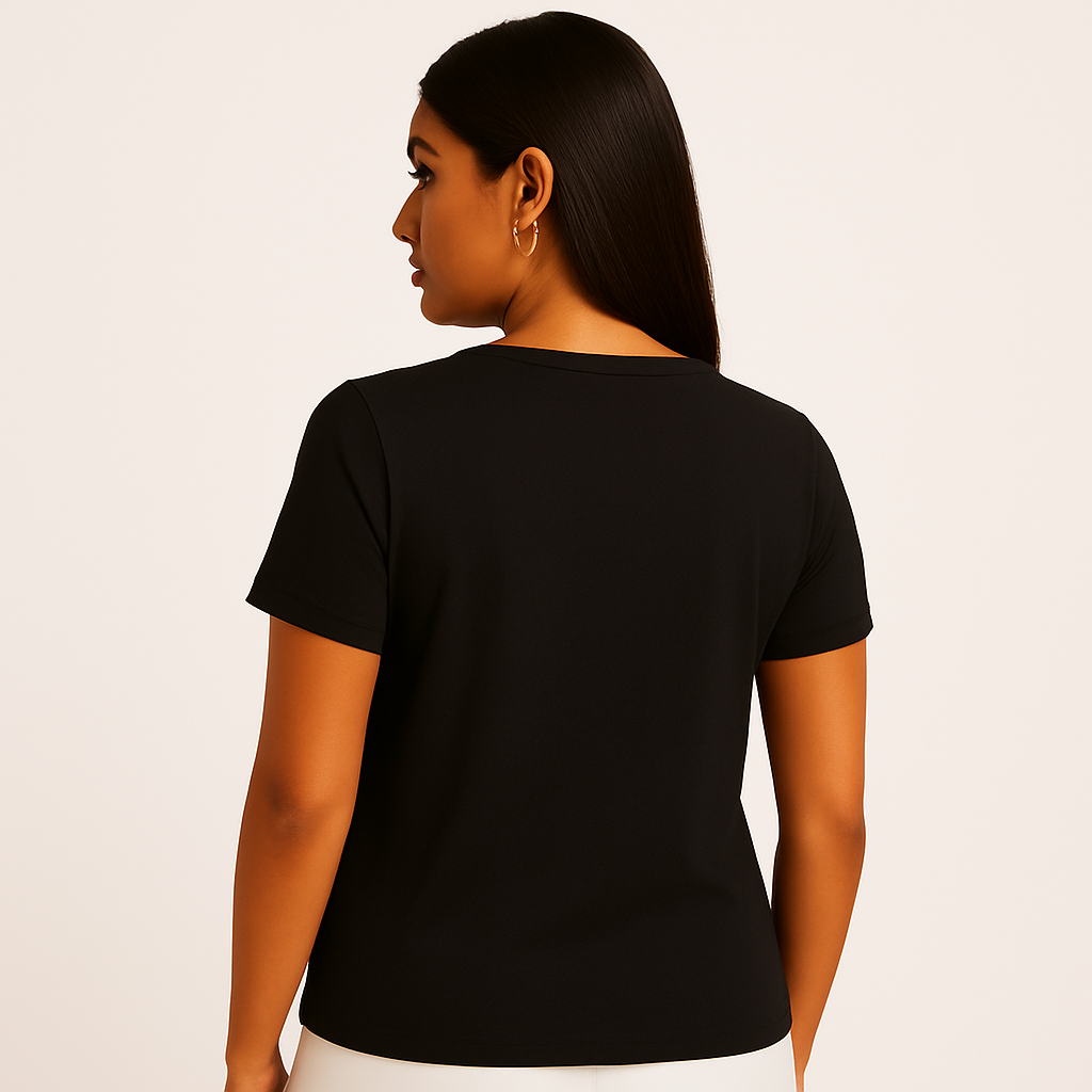 Michael Kors T-Shirt Ruched Sequin Kors Tee