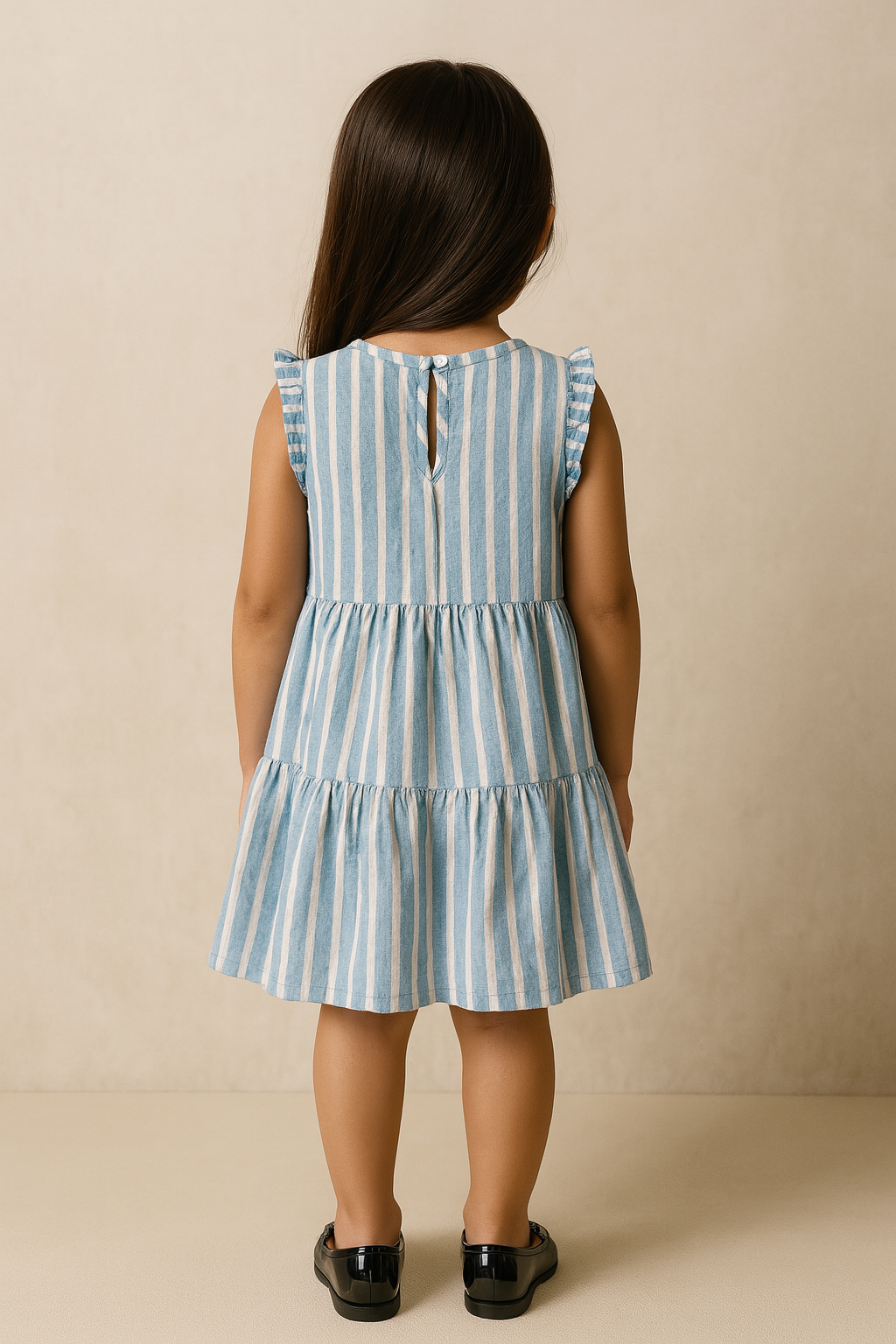 Tommy Hilfiger Girls Blue Logo Dress