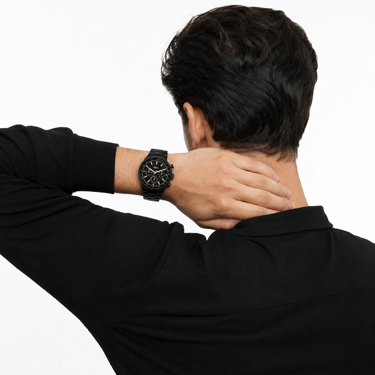 Fossil Sullivan Multifunction Black Stainless Steel Watch