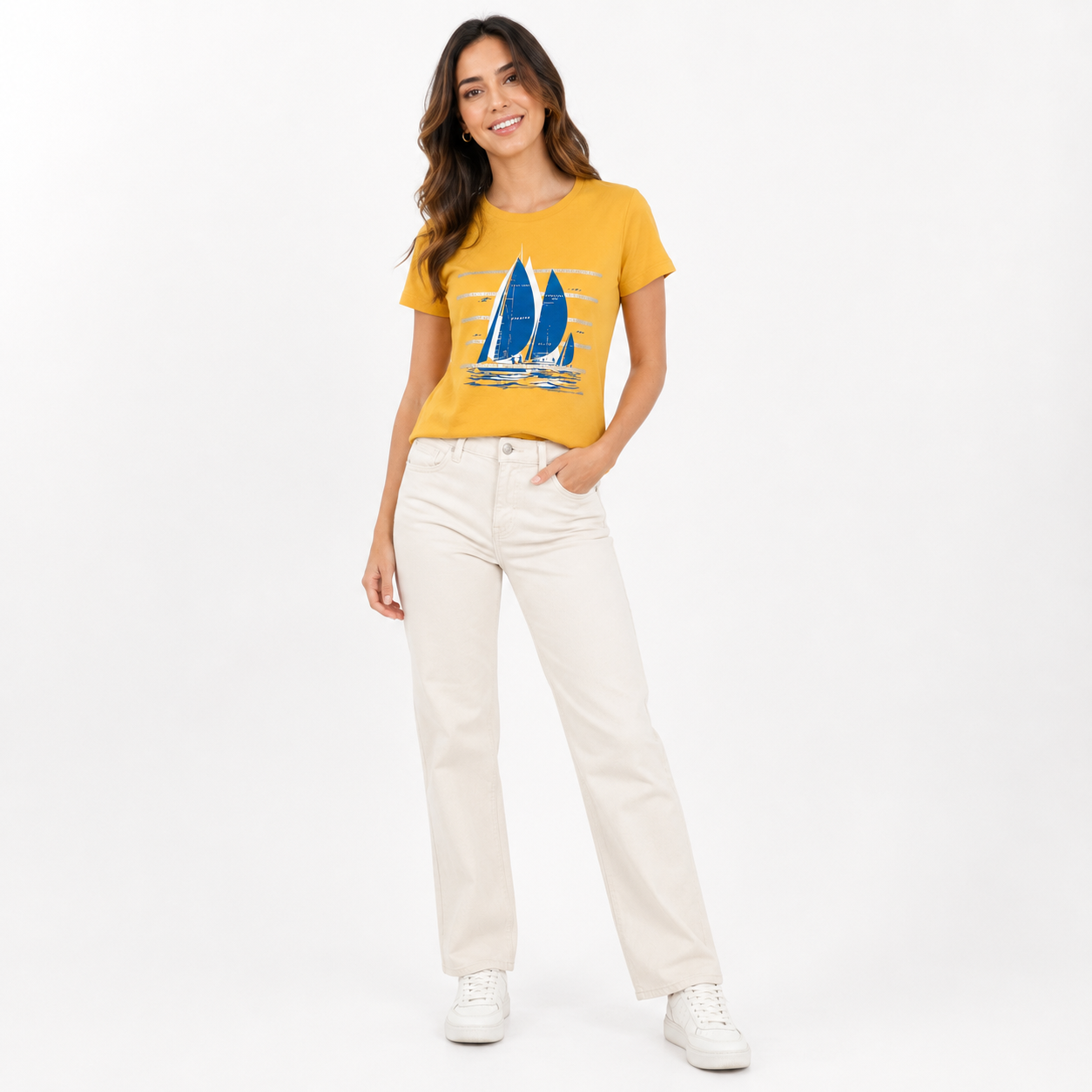 Náutica Foil Sailboat Graphic T-Shirt
