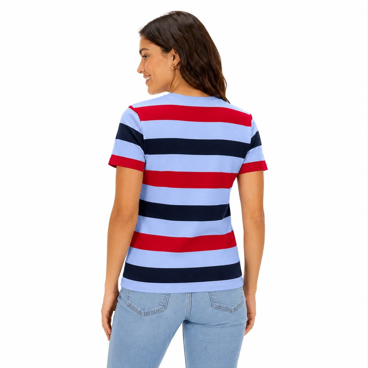 Tommy Hilfiger Rugby Stripe Crewneck T-Shirt