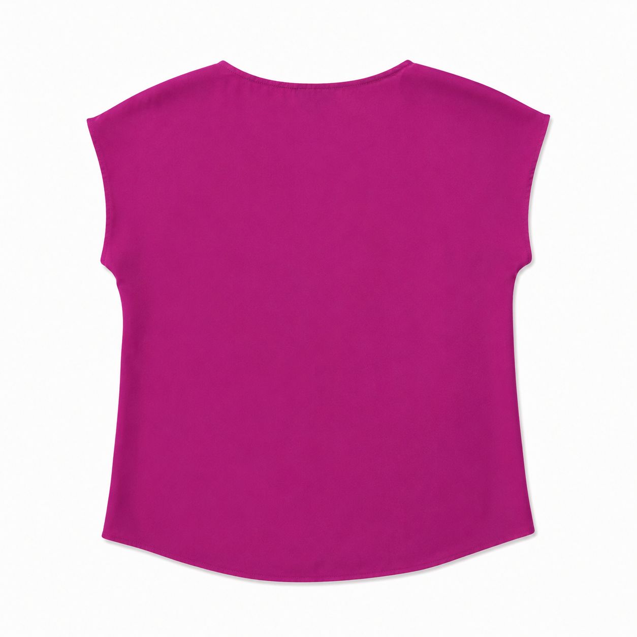 Chaus blouse with round neck and sleeveless design