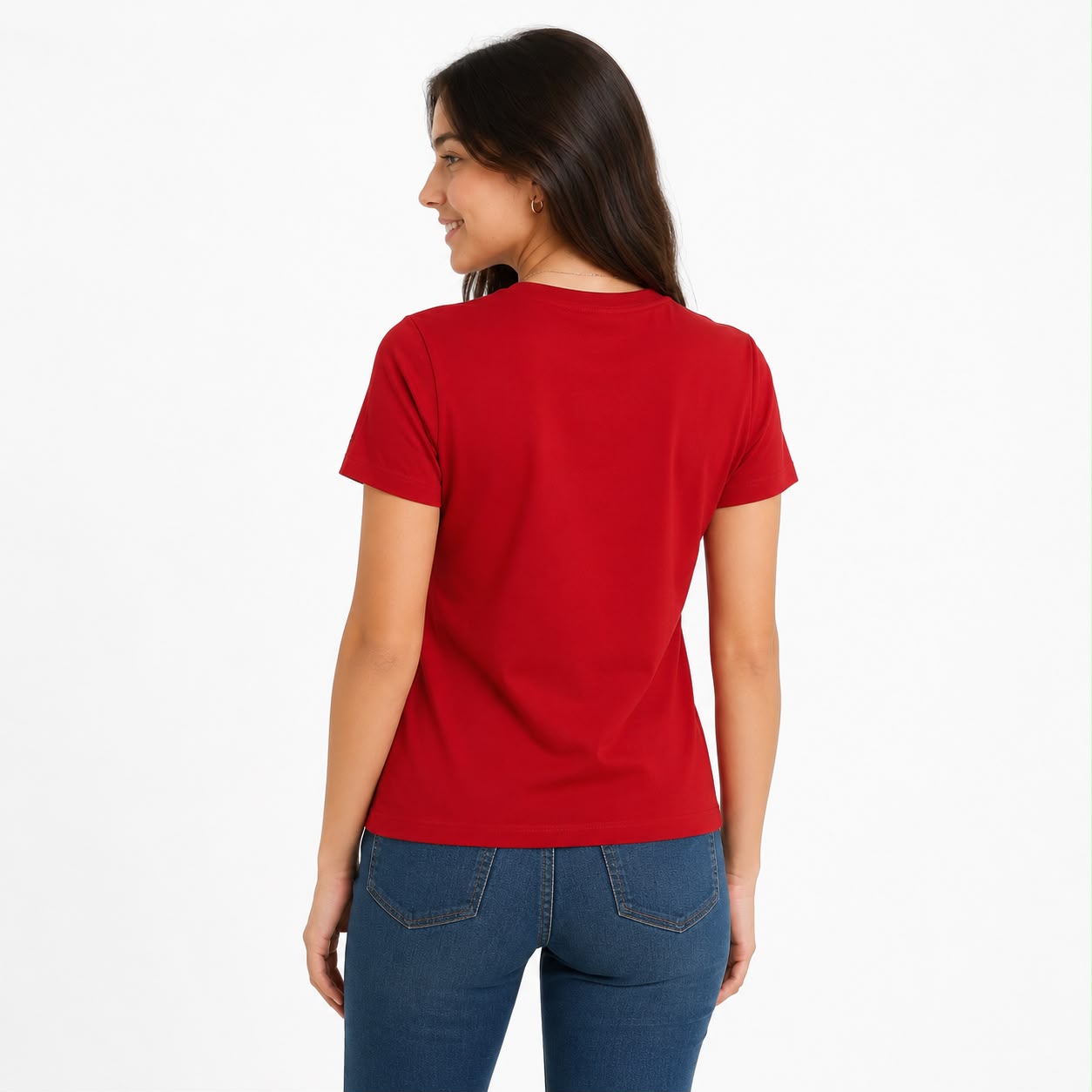 Tommy Hilfiger Girls Graphic Regular Fit Cotton T-Shirt