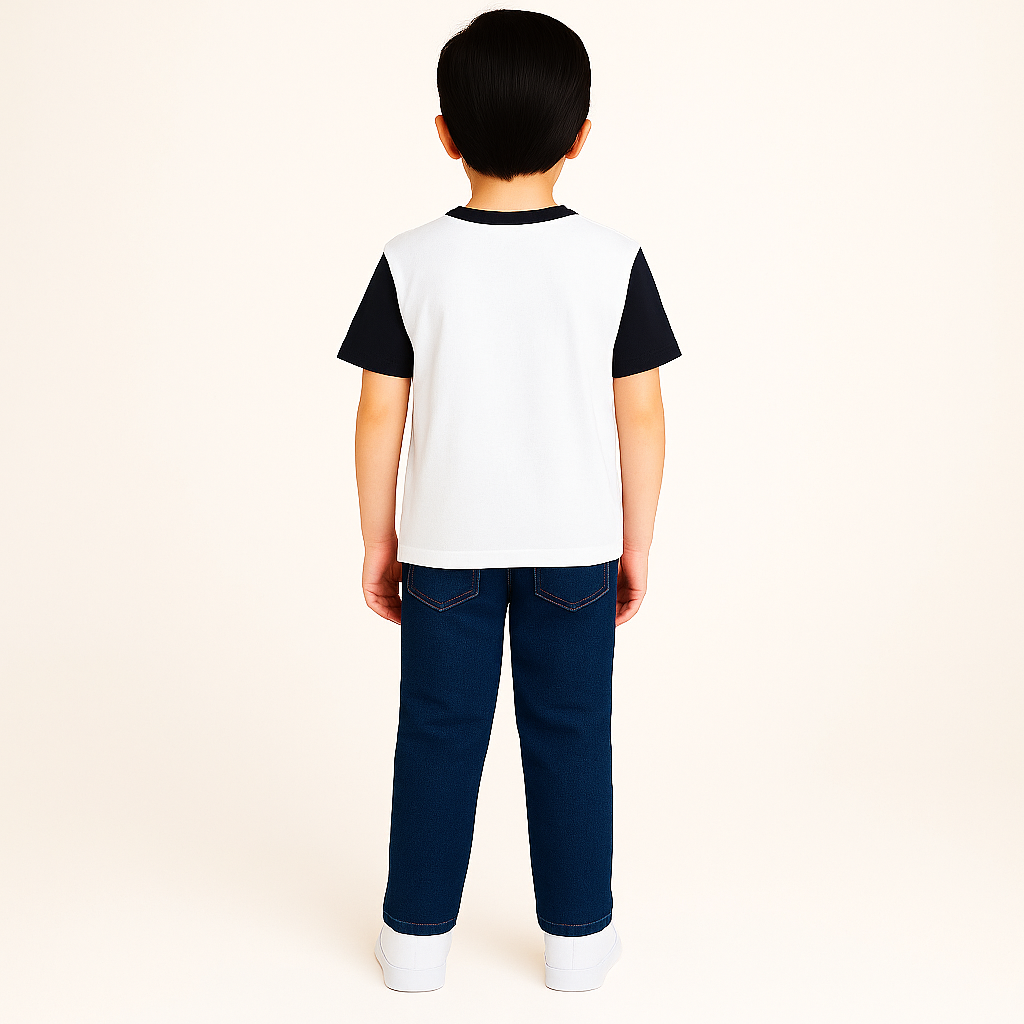 Tommy Hilfiger Kids' Colorblock Flag Stripe T-Shirt