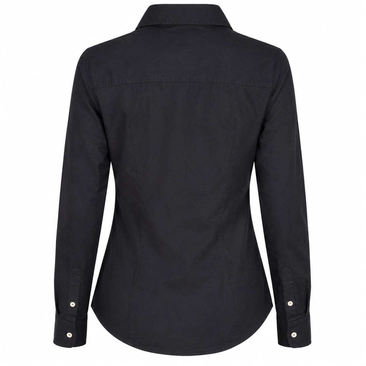 U.S. Polo Assn. Women's Black Long Sleeve Basic Shirt