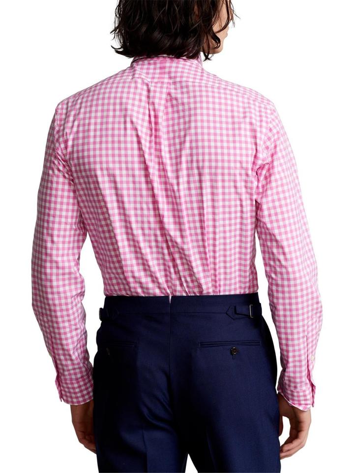 Polo Ralph Laurent slim fit plaid poplin shirt