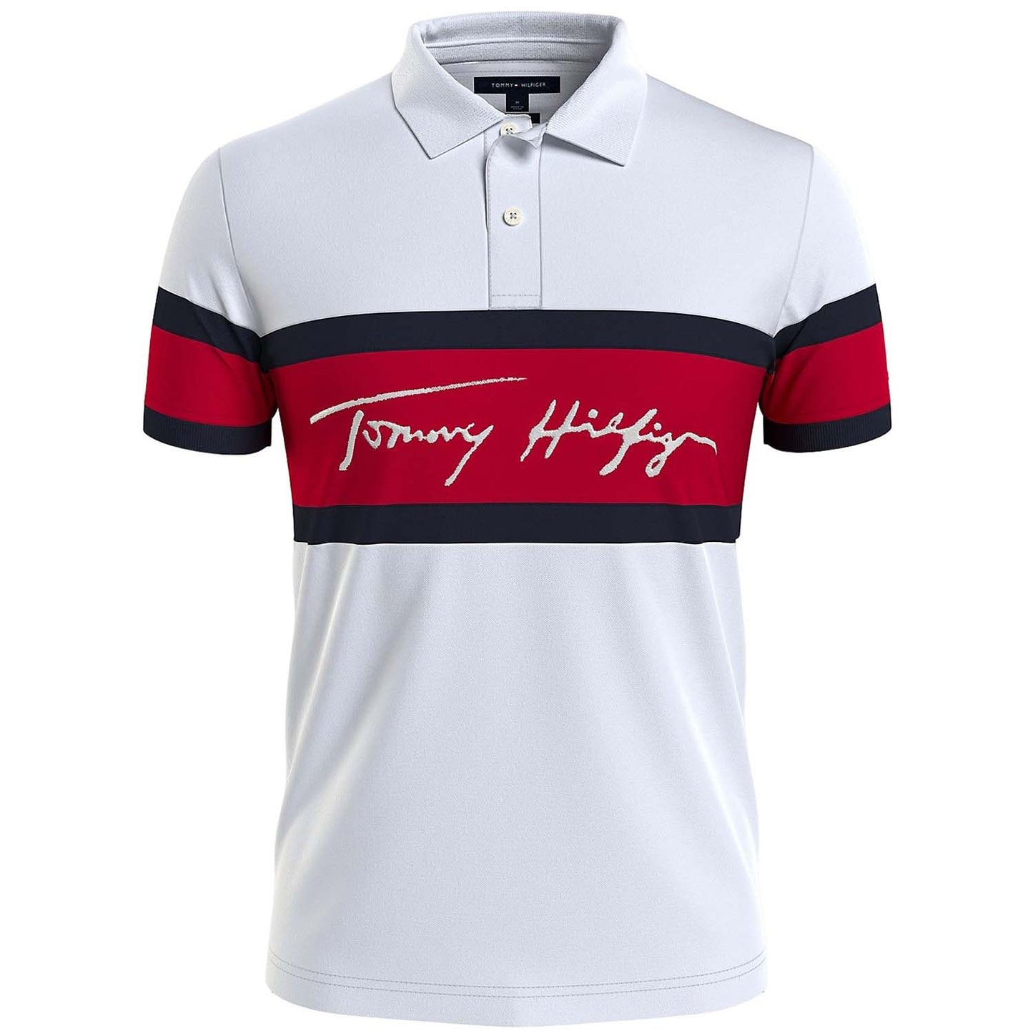 Tommy Hilfiger Slim Fit Colorblock Signature Polo