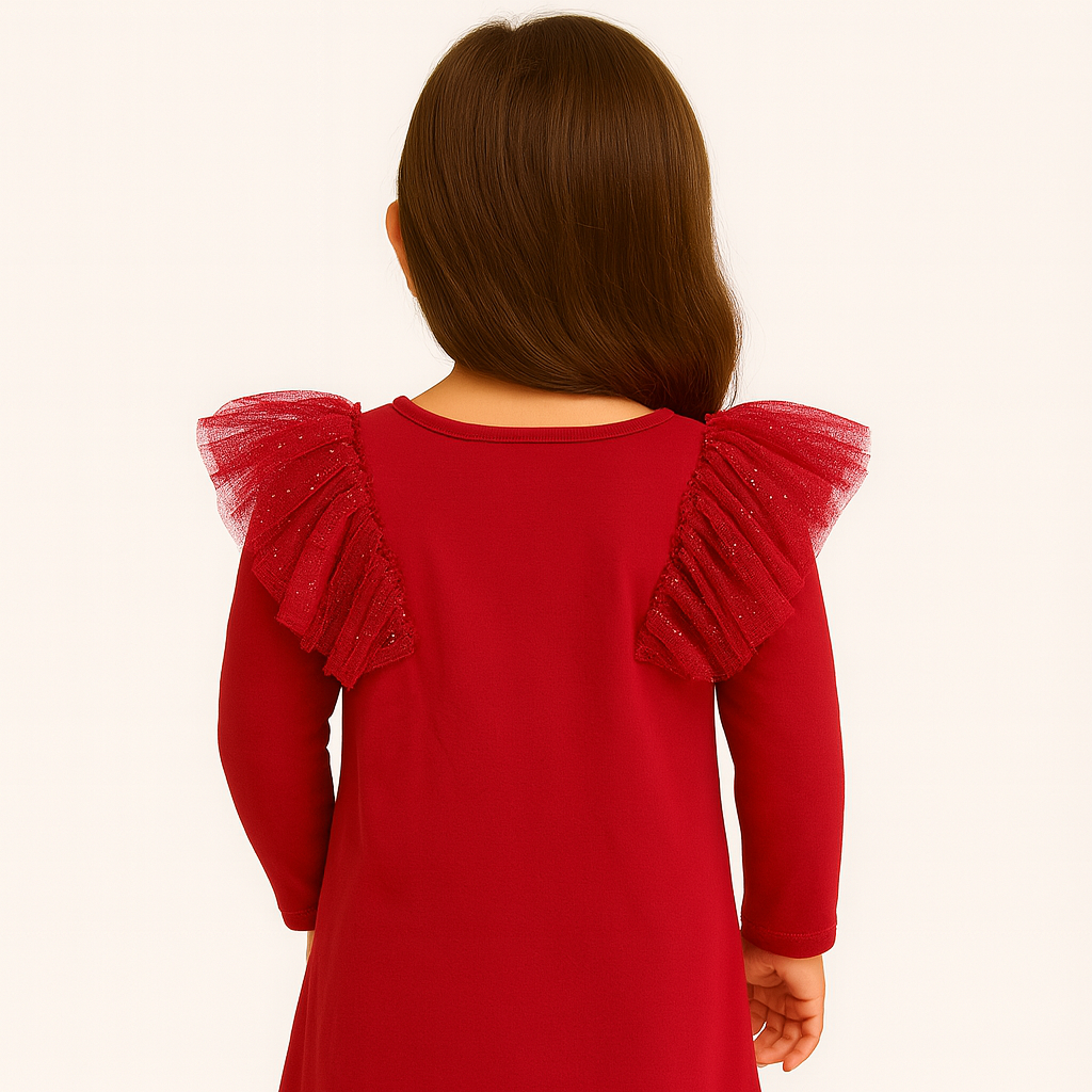 H&M Ruffle Trimmed Girl Top