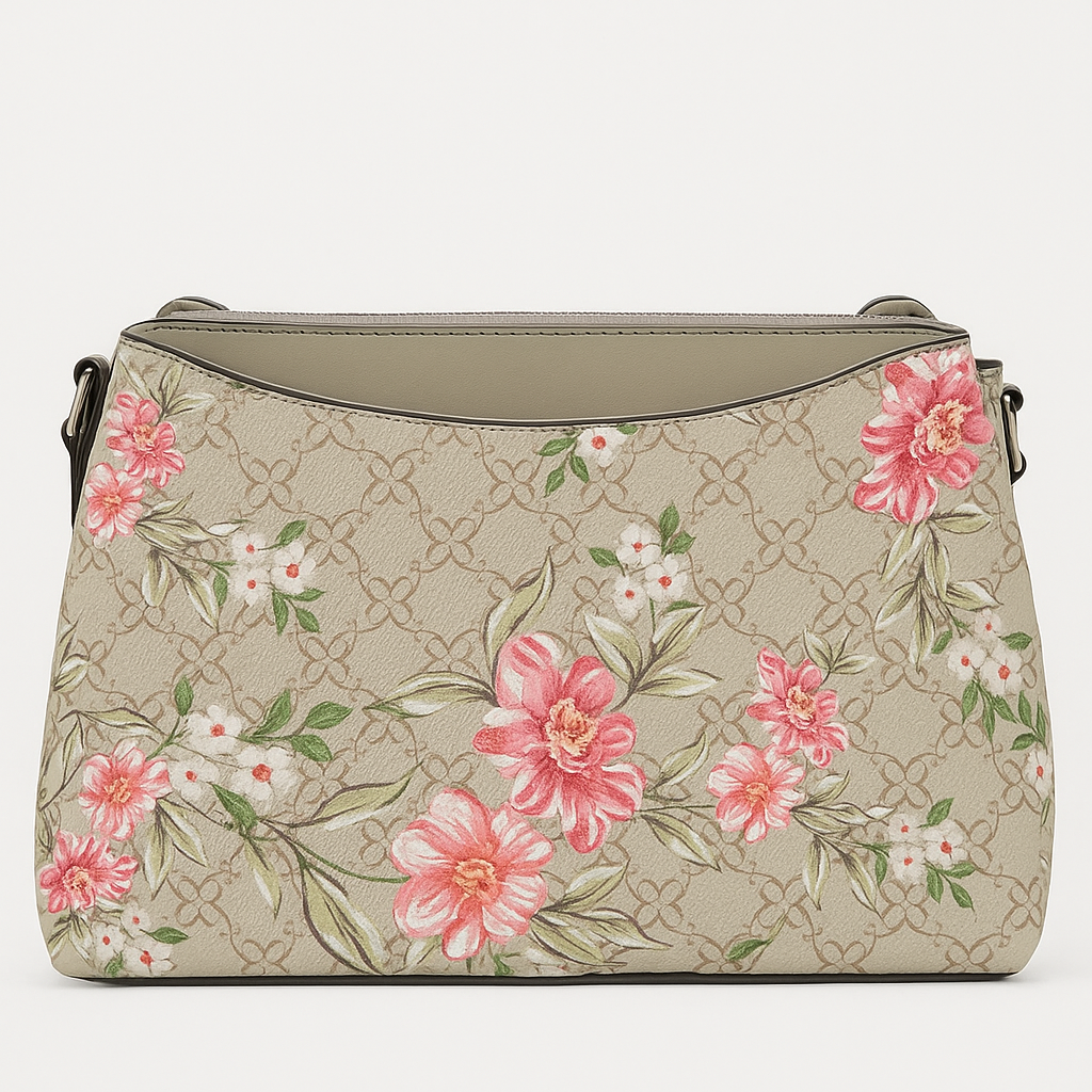 Nine West Calandra Mini Dome Crossbody Begonia Floral