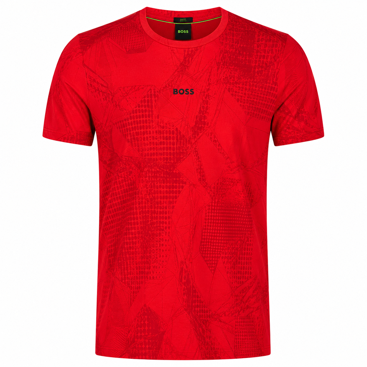 BOSS Tee Desert Active technical t-shirt in Red