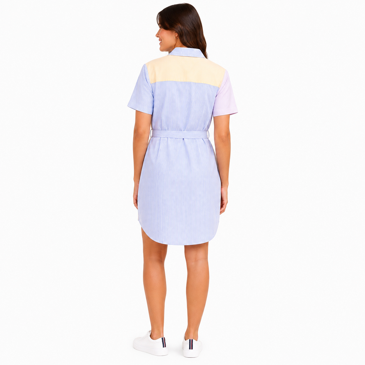 Tommy Hilfiger Oxford shirt dress with assorted stripes