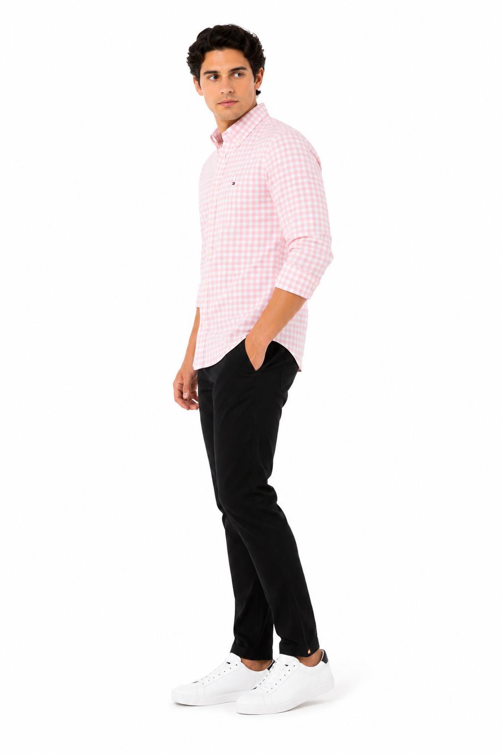 Tommy Hilfiger Slim Fit Gingham Oxford Shirt