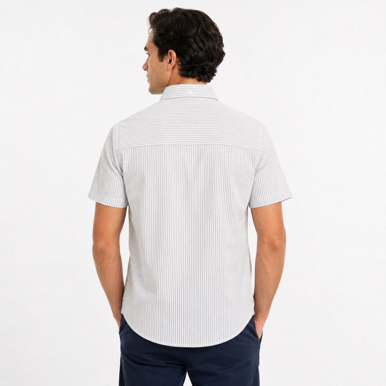 Tommy Hilfiger Asia Fit Lightweight Stripe Oxford Shirt