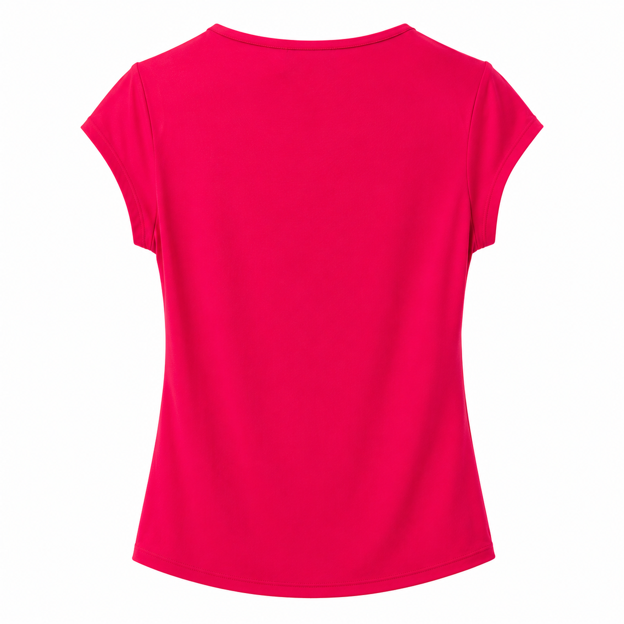 Premise pink knitted blouse with draped collar and short sleeves