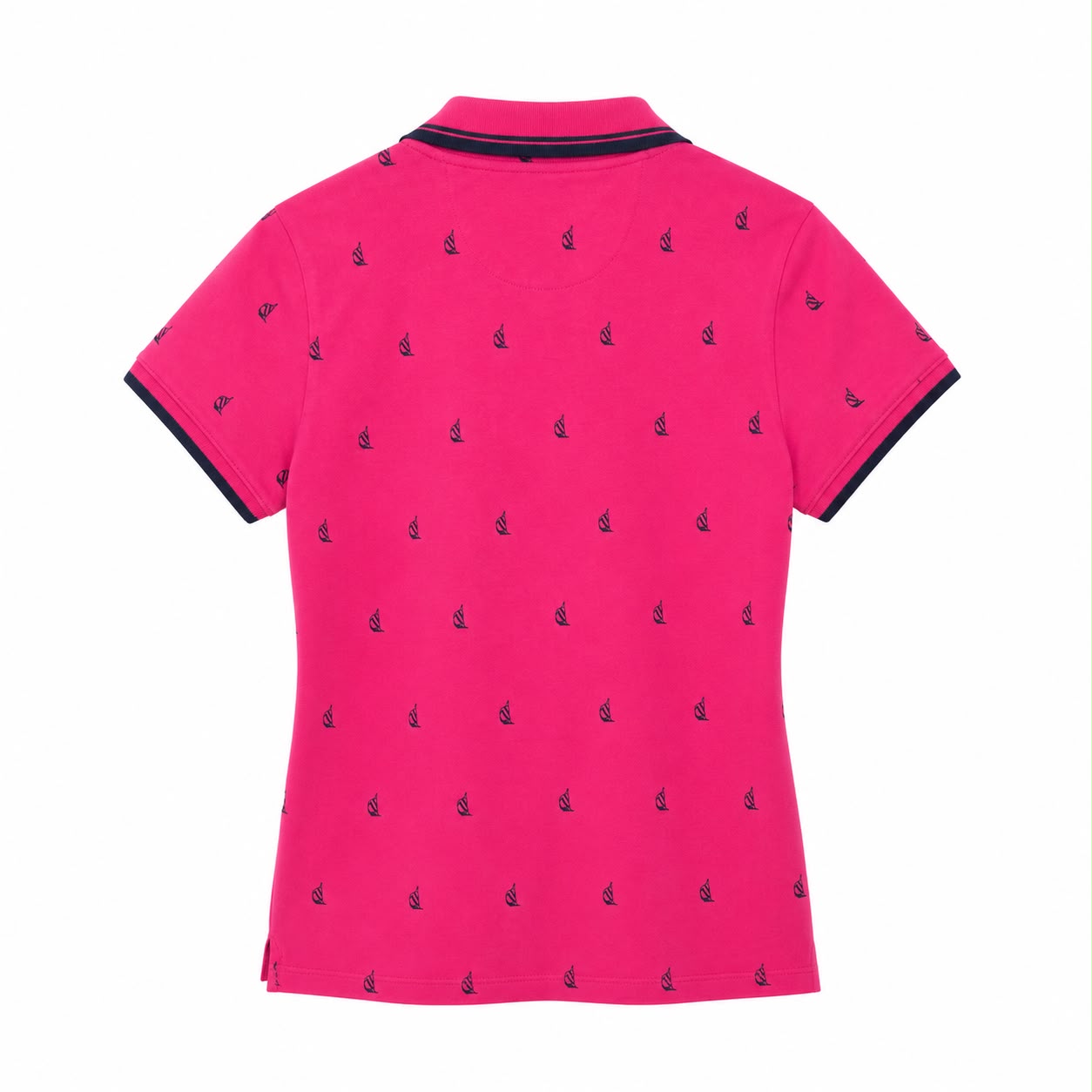 Nautica Printed Split-Neck Polo