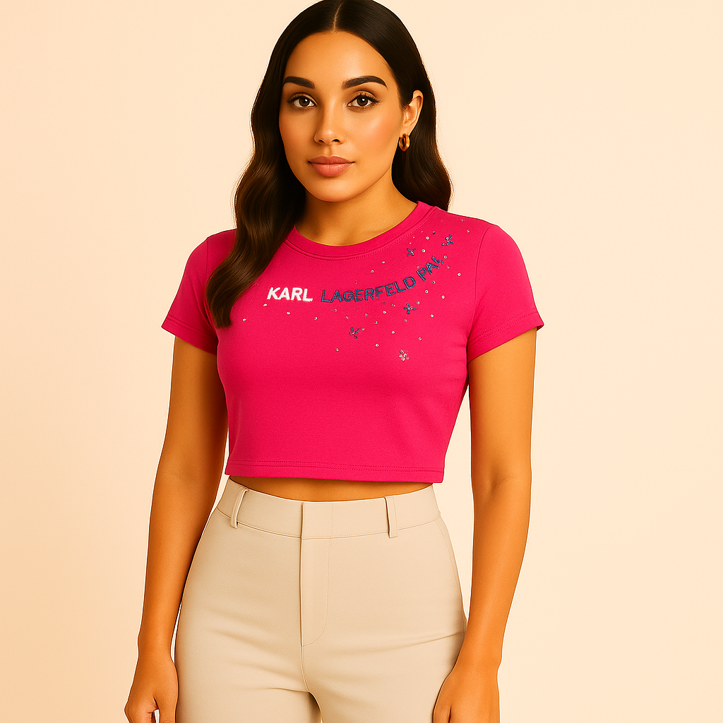 Karl Lagerfeld Women’s Crop Top