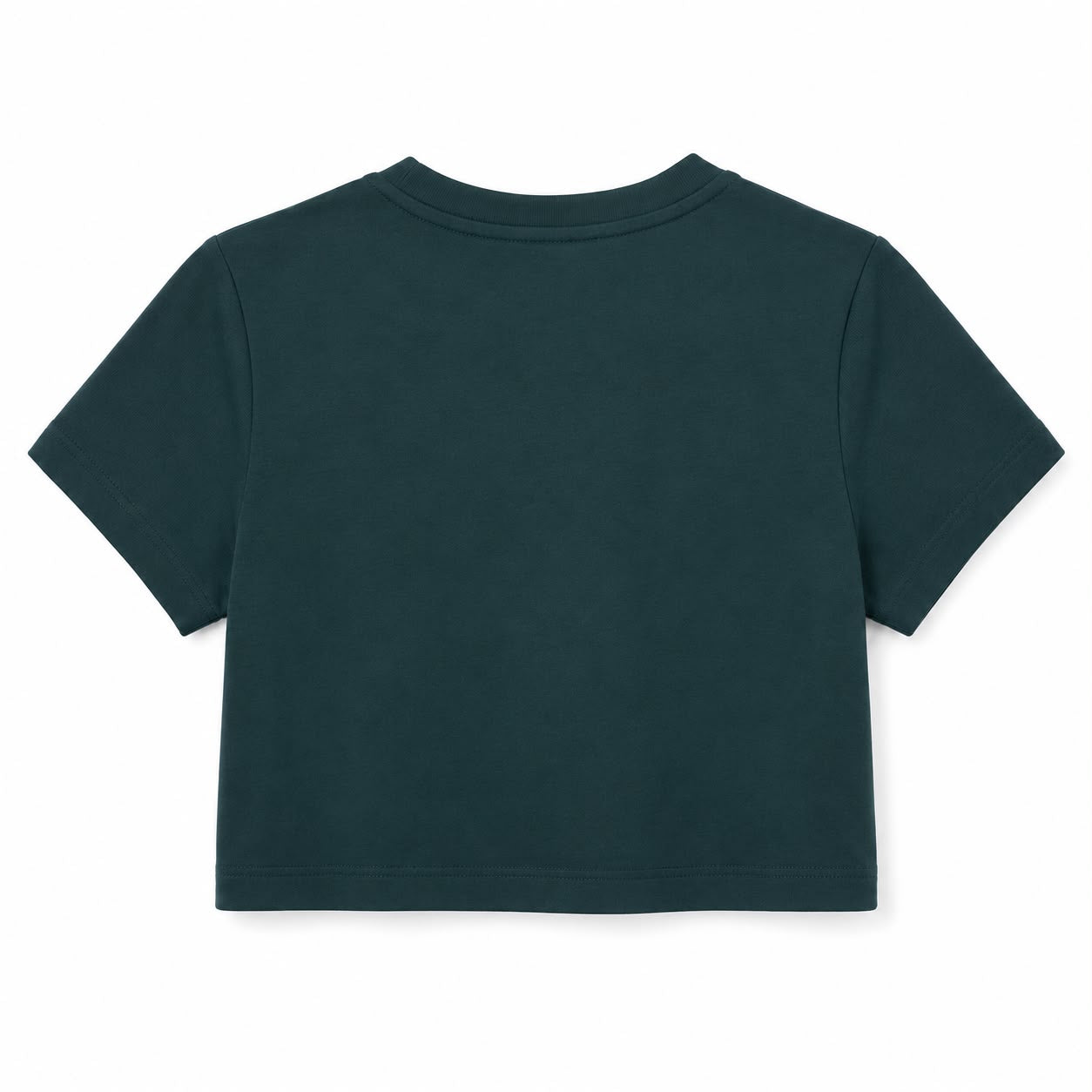 Just Polly Womens Summer Crop Tops Short Sleeve Round Neck T-Shirts Loose Fit Casual Blouse