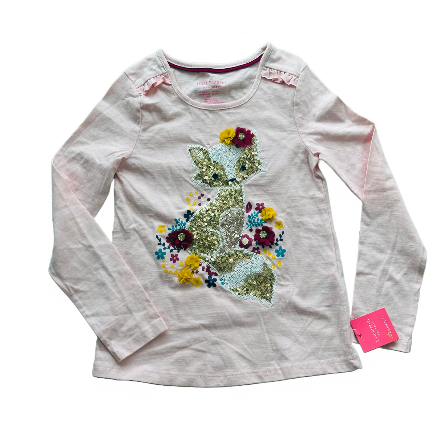 Isaac Mizrahi Long Sleeve Girls Tee