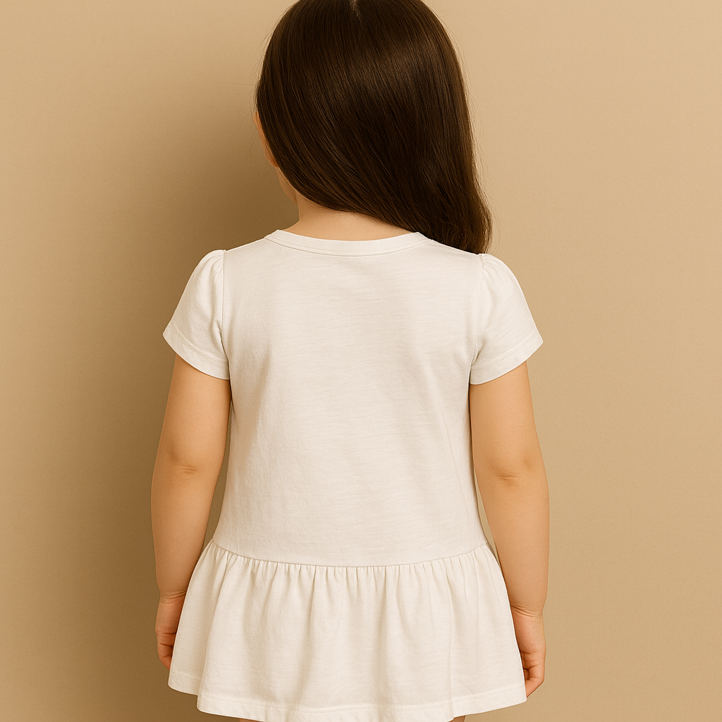 Carter’s Kitty Ruffle Slub Tee - Toddler Girl