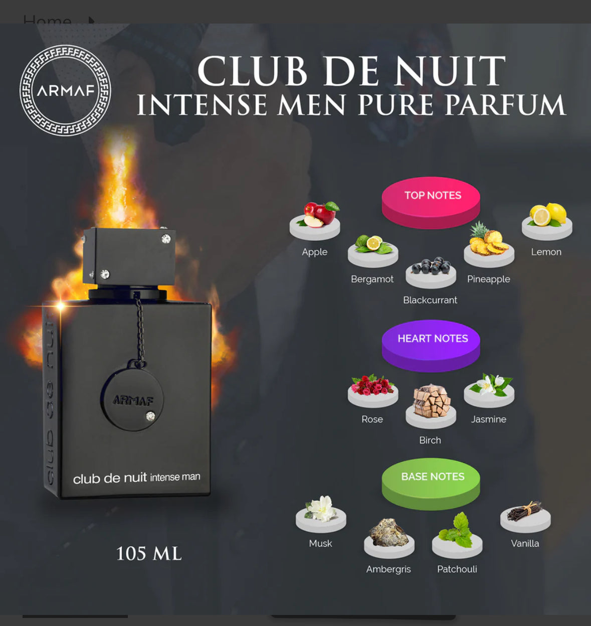 Armaf Club De Nuit Intense Man 105ml EDT Spray Eau de Toilette