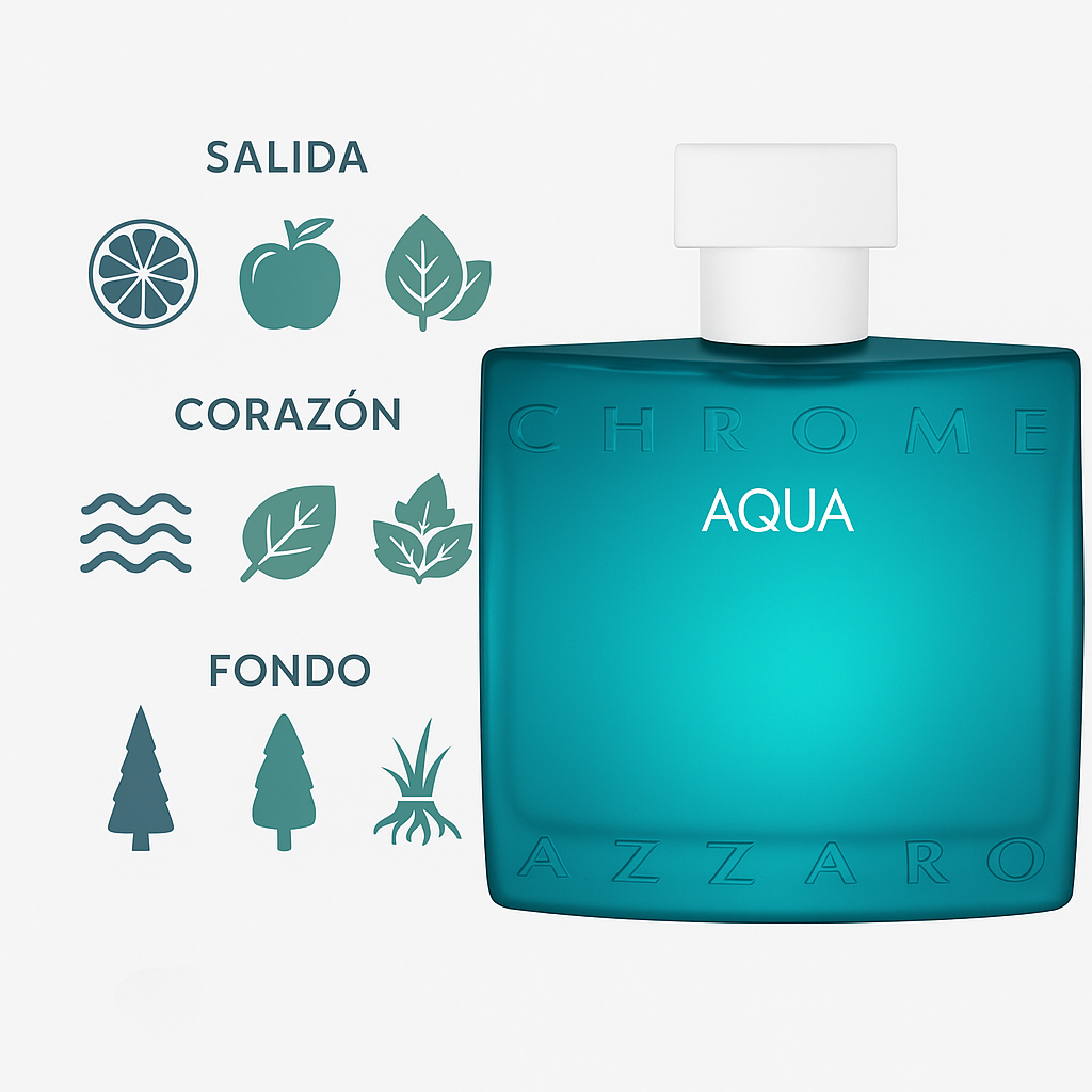 Azzaro Chrome Aqua EDT Men's Spray
