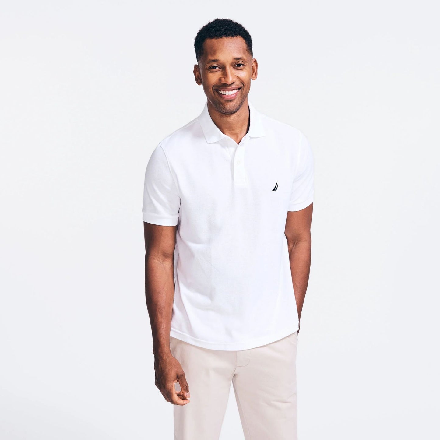 Nautica Slim Fit Interlock Polo