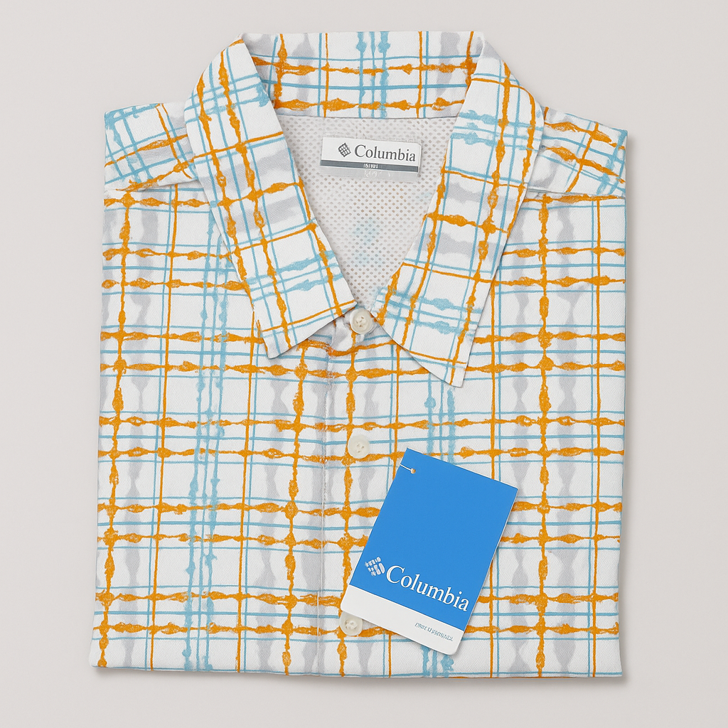 Columbia PFG Short Sleeve Tide Seeker Outdoor Vented Fishing Shirt