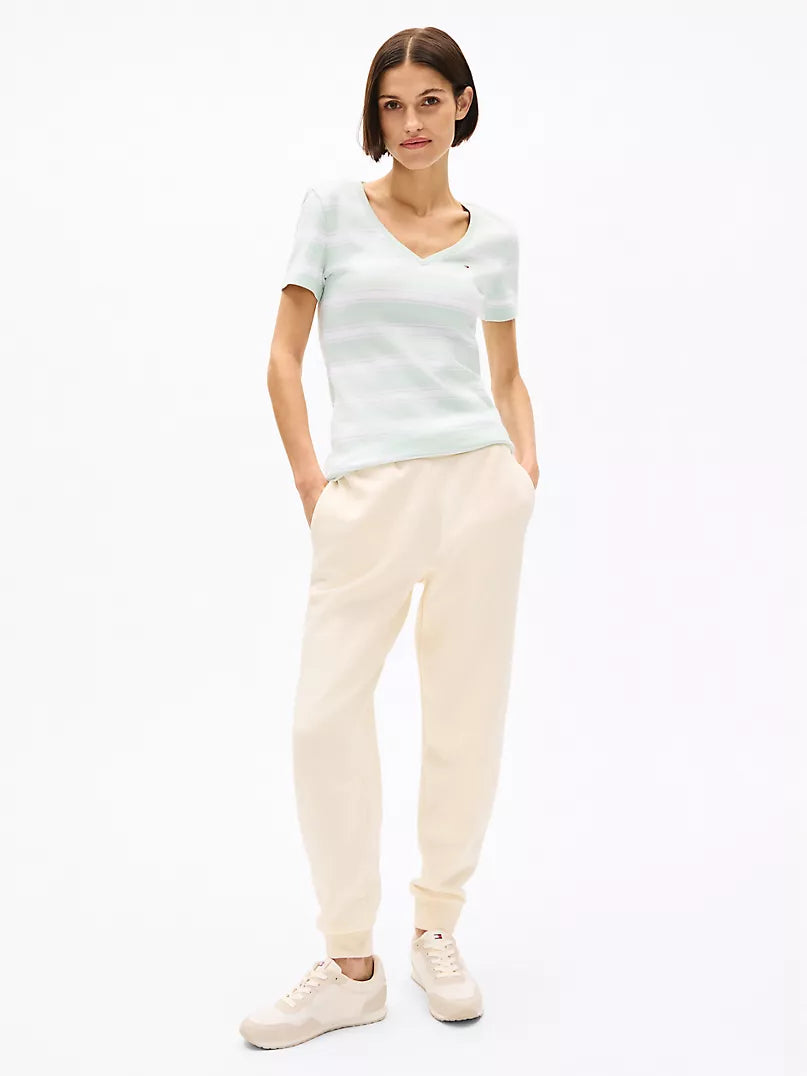 Tommy Hilfiger V-Neck Stripe Favorite T-Shirt