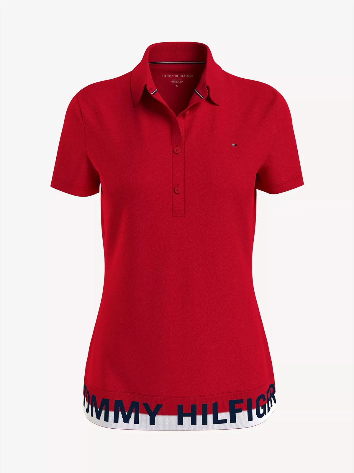 Tommy Hilfiger Logo Hem Polo