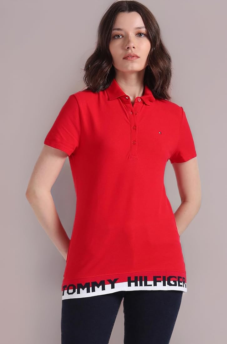 Tommy Hilfiger Logo Hem Polo