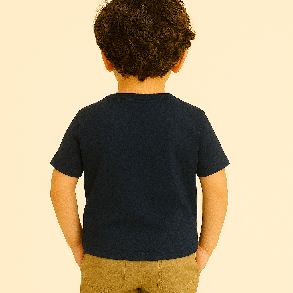 Tommy Hilfiger Kids' Ribbed Stripe Logo T-Shirt